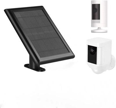 Ring Camera Solar Panel, Power for Ring Stick Up Cam Battery, Ring