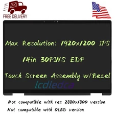 14in For HP Envy x360 2in1 14-FA0013DX 14-FA0023DX Lcd Touch Screen FHD Display