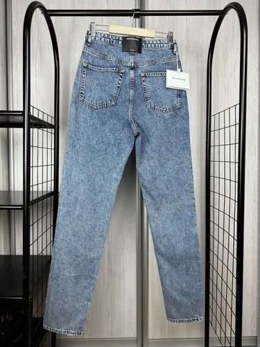 Jeans denim Alexander Wang blu chiaro mamma vita alta taglia 28 - Foto 6 di 16