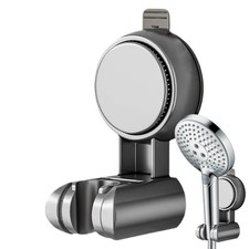 Shower Head Holder Wall Mount Shower Sprayer Holder 360-degree Rotation