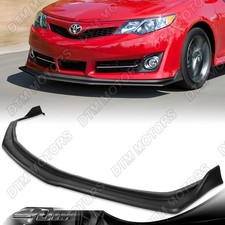 For 12-14 Toyota Camry Se Matt Black Front Lower Bumper Lip Body Kit Spoiler