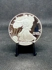 1987-S Proof American Silver Eagle No Box or COA 1 Oz .999 Silver!