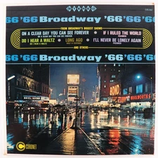 Broadway '66 Easy Listening 1966 Jazz 12" LP Vinyl Record Coronet CXS-262 READ