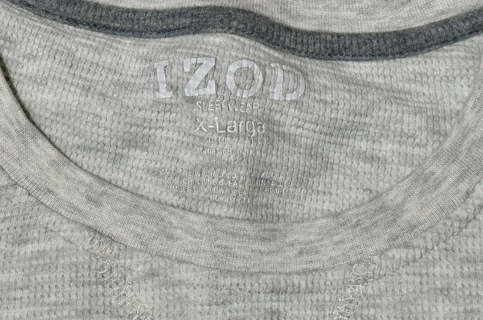 Camisa de dormir para hombre IZOD talla XL Foto 2 de 3