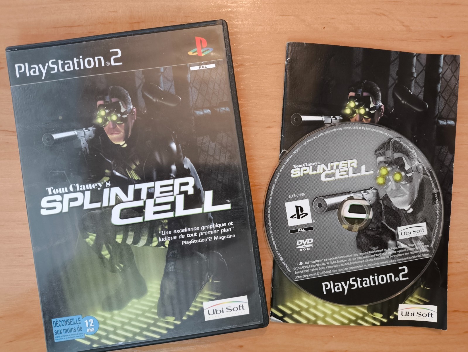 Sony PlayStation 2/PS2 - Tom Clancy's Splinter Cell - Complet - Bon État