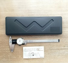 Mitutoyo Dial Caliper 8" Calibrated 505-705 .001" Case JAPAN -FULLY REFURB