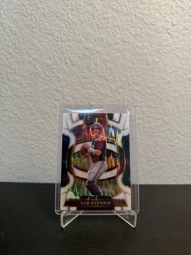 2025 Panini Select - Concourse Sam Darnold #13 White Shock Prizm /799