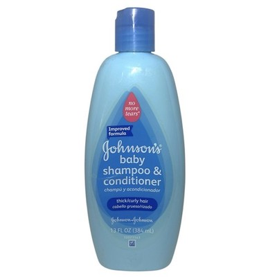 Johnson s Baby Shampoo & Conditioner for Thick/Curly Hair 13 fl oz, NEW