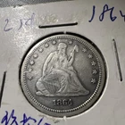 1864-S .50C Seated Liberty Silver Half Dollar VF - 25176