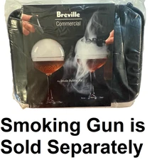 Smoke Bubble Cocktail Kit Bar Set For Use w/ Breville Smoking Gun CSM001BLK0NNA1
