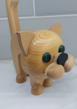 Wooden Cat  Ornament /Glasses Holder Kuhnert Erzgebirge Spectacles Stand