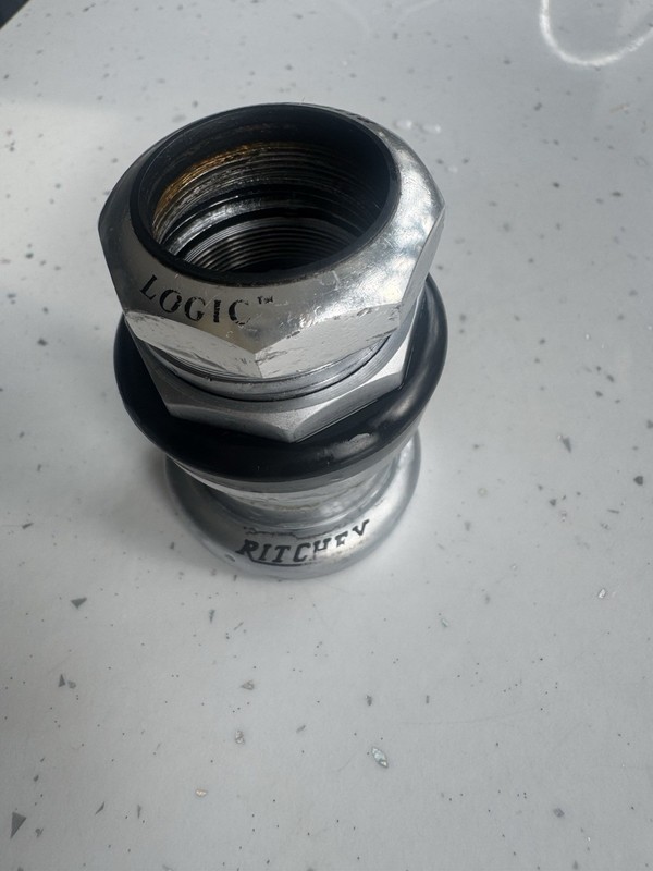 Vintage Ritchey Logic Threaded Headset 1+1/8th Silver Headset