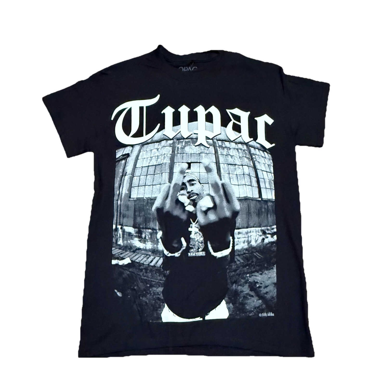 FILA T shirt Tupac 2Pac Shakur anni 90 grafica rap hip hop uomo small nuova con etichetta