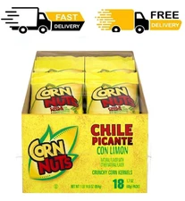 Corn Nuts Chile Picante con Limon Crunchy Corn Kernels, 1.7 oz., 18 pk.