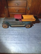 NICE SCHIEBLE PRESSED STEEL TOY DUMP TRUCK 1920'S