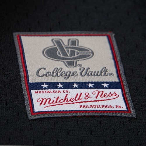Men's Mitchell & Ness Black North Carolina Tar Heels On The Clock Full-Button - 第 6/6 張圖片