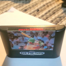 Vintage SEGA Sports Talk Baseball Sega Genesis Game Cart Only Tested/works
