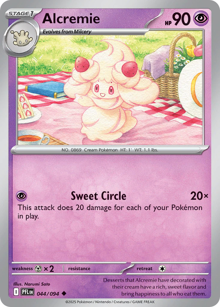 Alcremie 44/94 Uncommon | Phantasmal Flames | Pokemon Card