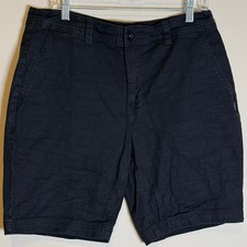O'Neill Men's Black Chino Twill Shorts Size 34 Standard Fit Stretch Skate Surf