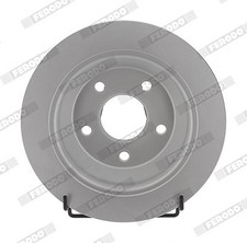 2x FERODO Bremsscheibe Hinterachse für FORD