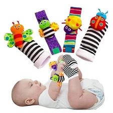 Baby Infant Rattle Socks Toys 3-6 to 12 Months Girl Boy Learning Toy 