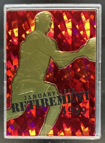 1997-98 Fleer 23KT Gold Michael Jordan Red Crystal #/9925