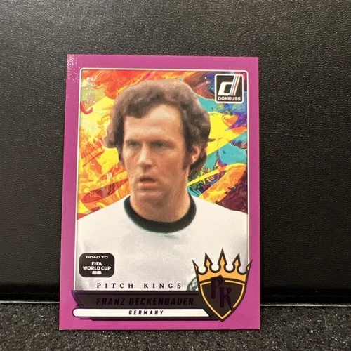 2025-26 FRANZ BECKENBAUER /99PANINI DONRUSS ROAD TO FIFA WORLD CUP PITCH KINGS
