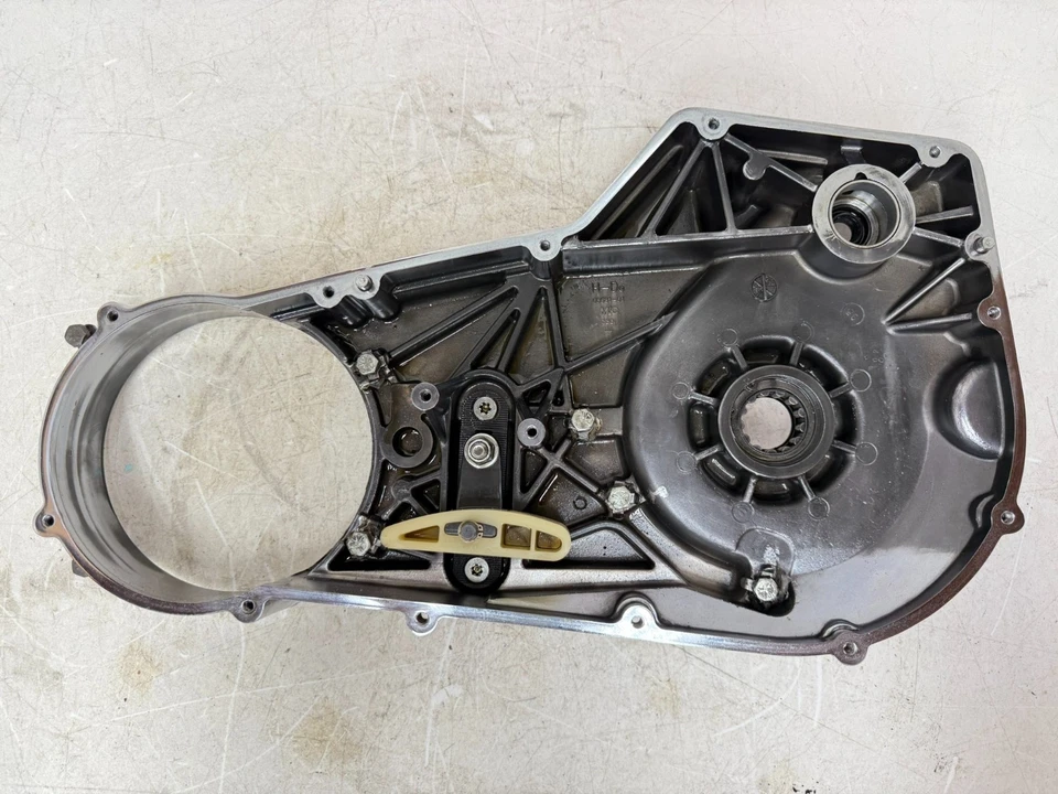 Harley Dyna Wide Glide 2003 cromo OEM cubierta de embrague principal interior carcasa Foto 2 de 4