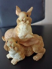 LAPINS CÉRAMIQUE SEALMARK OBJETS COLLECTION DECO VITRINE 