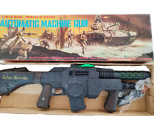 GIOCATTOLO VINTAGE INTER-SERVICE AUTOMATIC MACHINE GUN ANNI"70