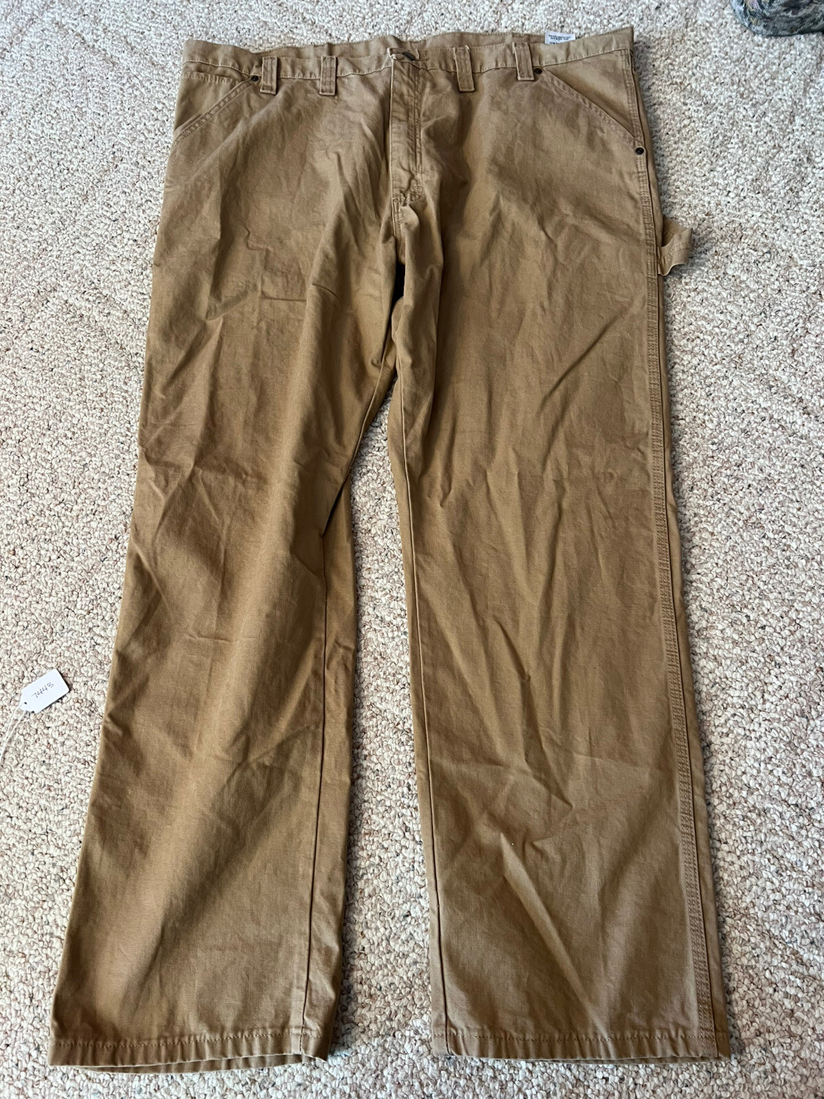 Wrangler Carpenter Pants Khaki Cotton Canvas 44 X 32 NWT 94LSWAO Premium 7443 eBay