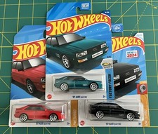 LOT OF 3 - 2024 2025 HOT WHEELS 87 AUDI QUATTRO COLOR VARIANTS NEW FOR 2024