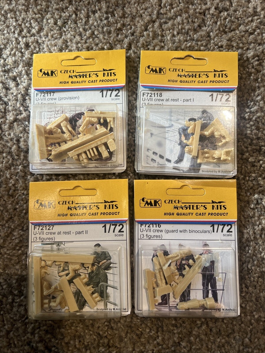 Czech Master's Kit F72117 U-VII Crew Provision 3 Figures NEW Set
