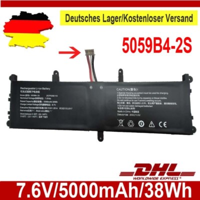 10Pin 7Line 7.6V 5000mAh 5059B4-2S Ersatz Akku für CHUWI GemiBook pro CWI529