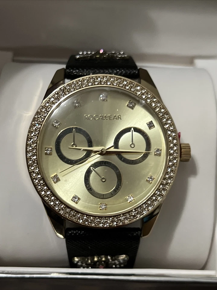 Relógio feminino queen bee pulseira Roca Wear RM13538 100 medidas 9 1/4" no geral - Imagem 3 de 4