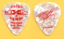 King's X Ty Tabor Signature First Church Of Rock & Roll Guitar Pick - 2012 Tour