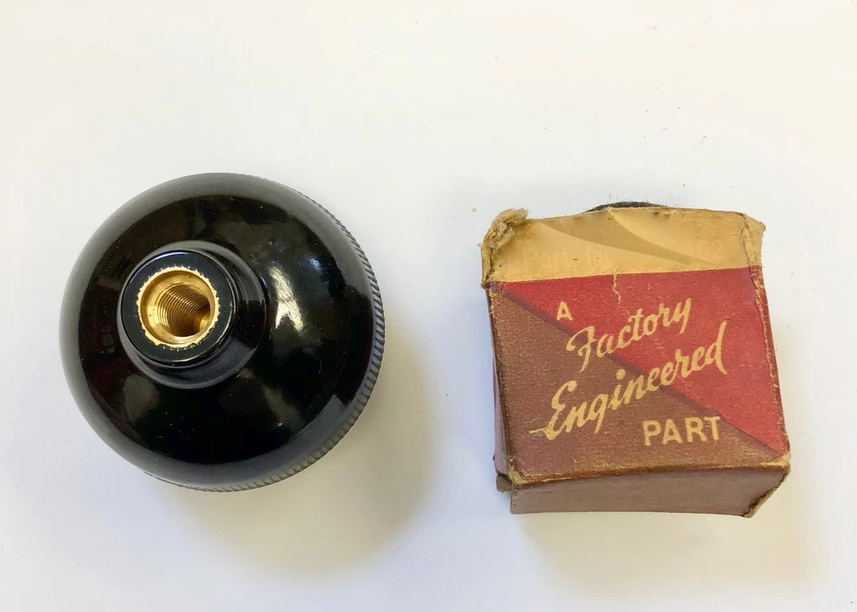 Perilla de cambio de piso de engranajes negra para camioneta Plymouth Dodge Fargo 1930-1953 580416 Foto 2 de 4