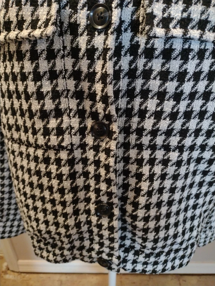 Women's Y2k Hounds Tooth  Cropped Jacket  Office - Image 3 of 4