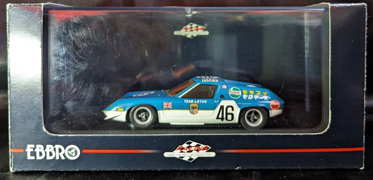 EBBRO MMP Sekisui Lotus 47GT 1969 Japan GP #46 1/43 Scale EBBRO MMP Sekisui Lotus 47GT 1969 Japan GP #46 1/43 Scale