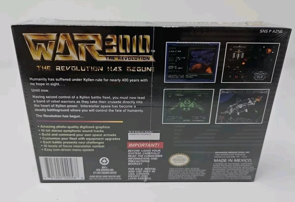 WAR 3010 THE REVOLUTION SNES SESLED V22 - Image 2 of 4