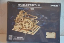 ROKR Marble Parkour Marble Run LG501 Robotime wood puzzle structure- NIB