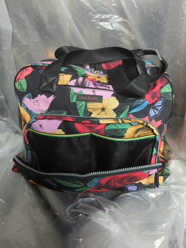 Vera Bradley Travel Duffel Bag Ripstop Rose L Luxury Weekend Carrier VEUC P/L - Picture 10 of 12
