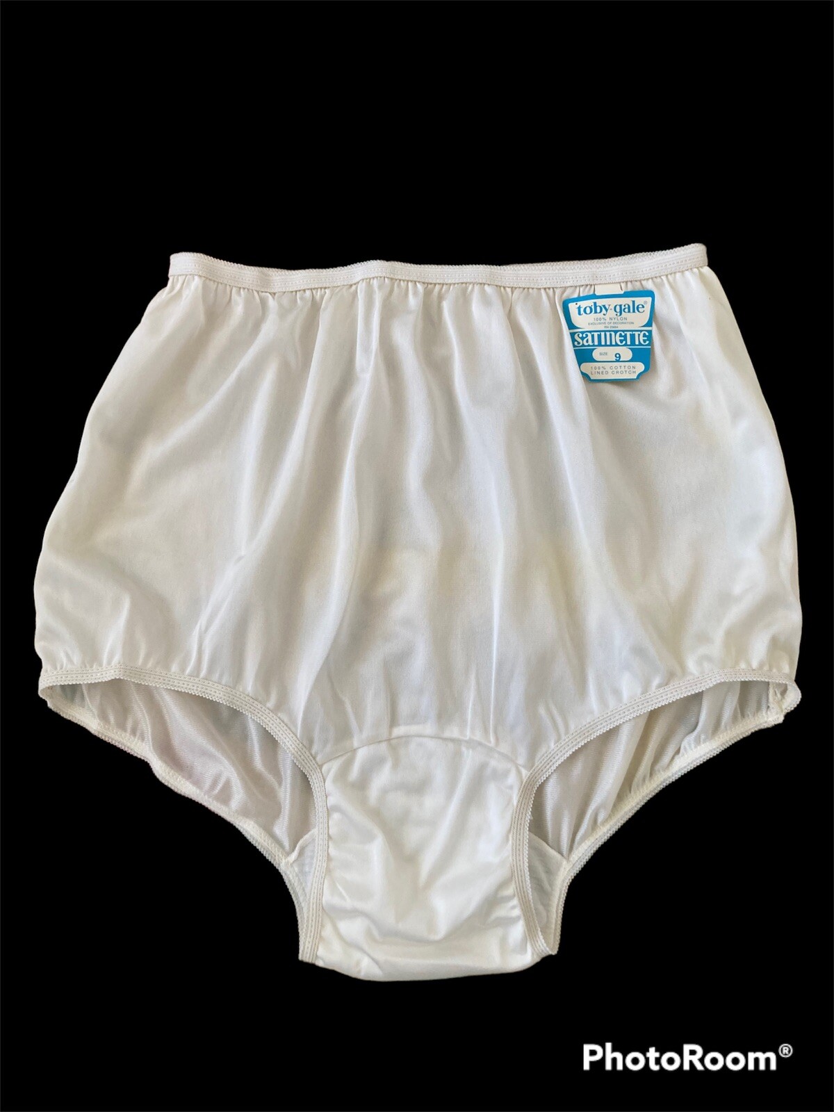 NWT! Vintage 70’s Toby Gale 100 Nylon Wide Dbl Gusset Satin Panties