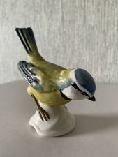 GOEBEL BIRD THE BLUE TITMOUSE PORCELAIN MATT FINISH PERFECT