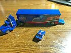 Vintage Dale Jarrett #88 1/87 Ford Quality Care Transporter Rig And Mini Car