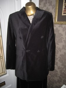 black double breasted jacket