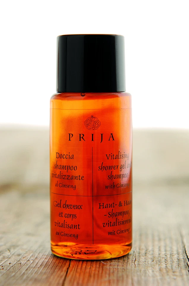 Prija DOCCIA SHAMPOO Vitalizzante al Ginseng Vegan friendly 40 ML X 216 PZ - Immagine 2 di 4