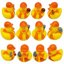 Cool Rubber Ducks 2" Standard Size. 12 Pack Cute Duck Bath Tub Pool Toys. c