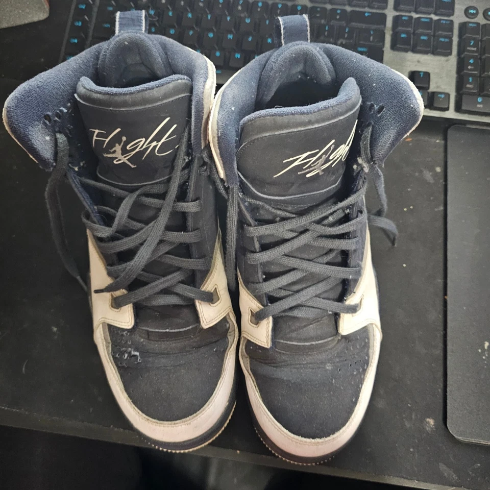 Nike Hombres 454050-402 Air Jordan SC 2 Flight Azul Marino Tenis Foto 4 de 4