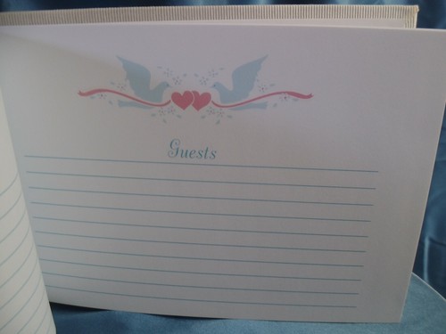 Cute Little Wedding Guest Book Ivory - Picture 3 of 4